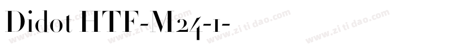 Didot HTF-M24-1字体转换